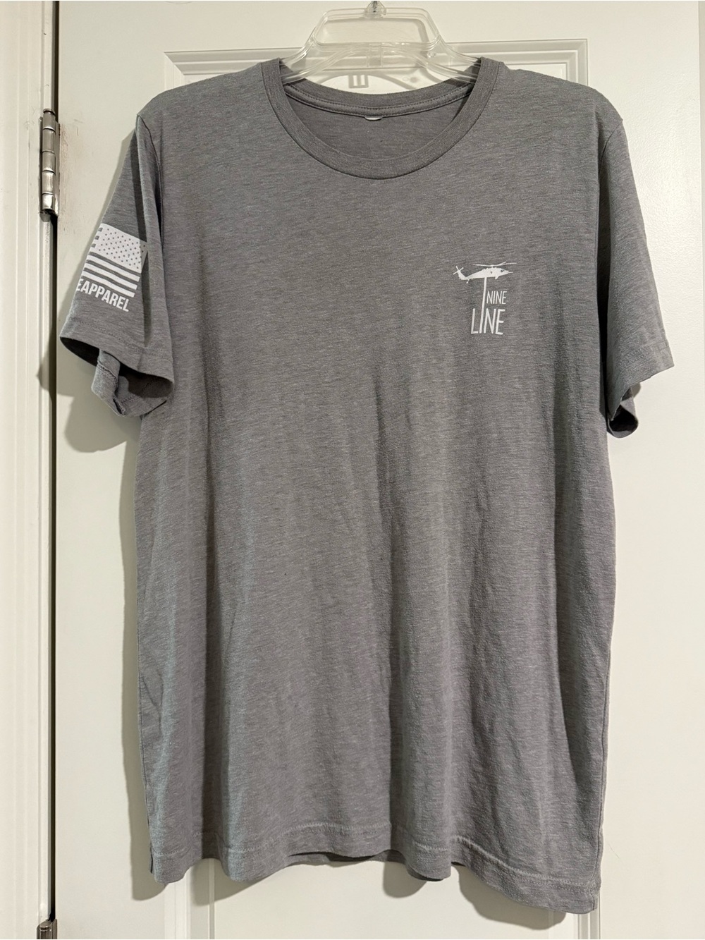 Nine Line Men's Short-Sleeve Crew T-Shirt in Gray